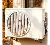 Cubierta Universal de la Unidad de Aire Acondicionado , Cubierta de Guía de Deflector de Soplado Anti-directo de Salida de Aire del Condensador de CA, Cubierta de Rejilla de Ventilación de Aire