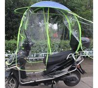 Cubierta Universal For Parasol De Motocicleta Eléctrica, Paraguas For Scooter De Motor Completamente Cerrado, Toldo Universal Plegable Impermeable For Scooter De Movilidad(C)