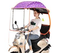 Cubierta universal para la lluvia del refugio de la sombrilla de la bicicleta del coche eléctrico, sombrilla de movilidad del paraguas de la scooter del motor, parabrisas de PVC transparent