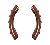 Cubierta Universal para manija Volante Coche Cubierta Antideslizante Fibra Carbono Cubierta para Volante Grano Madera Durazno, Accesorios para Coche Funda de Volante calefactable(Peach Wood Grain)