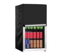 Cubierta vertical para congelador, 3.0 pies cúbicos, Oxford 210D, impermeable, con bolsillos laterales con doble cremallera para protección de mini refrigerador al aire libre e interior (84 x 84 x 170