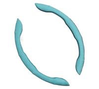 Cubierta Volante Automóvil para AMG A B C E S Class W211 W212 W213 W214 W176 GLA 1 Par Fundas Volante Gamuza Antideslizantes 38 Cm Universales(Azul)