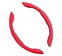 Cubierta Volante Automóvil para AMG A B C E S Class W211 W212 W213 W214 W176 GLA 1 Par Fundas Volante Gamuza Antideslizantes 38 Cm Universales(Rojo)