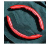 Cubierta Volante Automóvil para Car Steering Wheel Cover Trim Frame Auto Interior Decoration Accessories Covers Volante Protector(Carbon Red)