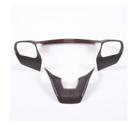 Cubierta Volante Automóvil para Maverick 2022 ABS Fibra Carbono Cubierta Panel Volante Coche Molduras Marcos Pegatina Embellecedora Accesorios(Oak Grain)