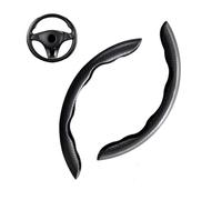 Cubierta Volante Coche 2/3 Uds. Protector Fibra Carbono para Volante Coche Cubierta Antideslizante para Refuerzo Rueda de Accesorios decoración Interior