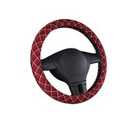 Cubierta Volante Coche Cubierta Clásica Lino con Entramado para Manija Universal Resistente Desgaste Antideslizante Transpirable 38cm Cubierta de Volante(3)