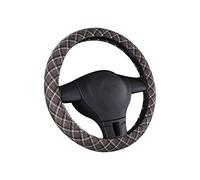Cubierta Volante Coche Cubierta Clásica Lino con Entramado para Manija Universal Resistente Desgaste Antideslizante Transpirable 38cm Cubierta de Volante(4)