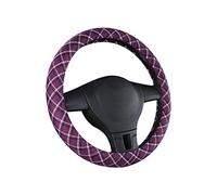 Cubierta Volante Coche Cubierta Clásica Lino con Entramado para Manija Universal Resistente Desgaste Antideslizante Transpirable 38cm Cubierta de Volante(6)