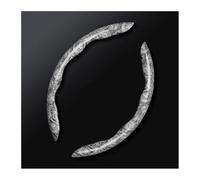 Cubierta Volante Coche Cubierta Mango Decorativo Universal Antideslizante para Coche Medio Juego Tarjetas Cubiertas Protectoras para Volante(2PCS White Grey)