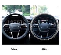 Cubierta Volante Coche Cubierta Protectora Universal para Volante De Coche Protección 37-39 Mm(Colorful)