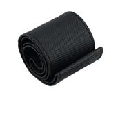 Cubierta Volante Coche DIY Car-Styling Auto PU Cubiertas de Volante Coche con Agujas e Hilo Accesorios Interiores Negro 37-38cm