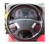 Cubierta Volante Coche DIY Funda Trenzada Extra Grande para Volante de Coche 42CM 45CM 47CM 50CM Microfibra PU Suave Antideslizante