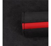 Cubierta Volante Coche Funda de gamuza para volante de coche para Infiniti G37, G35, G25, EX35, EX25, EX37, Q60, QX50, Q40, para IPL G, para Coupé Funda Volante Coche(Black Thread)
