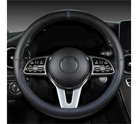 Cubierta Volante Coche Funda Protectora de Cuero para Volante, Funda Protectora Universal Transpirable para manija de Coche para Todas Estaciones(Dark Blue)