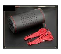 Cubierta Volante Coche Funda Trenzada para Volante de Coche Universal 38cm Agujas e Hilo Microfibra PU Suave Antideslizante Accesorios para Interior