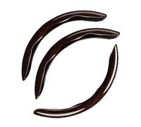 Cubierta Volante Coche para 2 3 6 Cx5 Cx 7 Cx9 Cx30 BK Bl GH GG uds Protector para Volante de Coche Auto Fibra Carbono 15 Pulgadas Cubiertas direión Antideslizantes