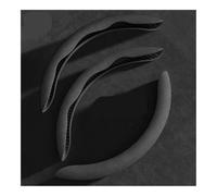 Cubierta Volante Coche para 2 3 6 Cx5 Cx 7 Cx9 Cx30 BK Bl GH GG uds Protector para Volante de Coche Auto Fibra Carbono 15 Pulgadas Cubiertas direión Antideslizantes