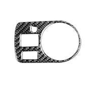 Cubierta Volante Coche para A3 para S3 para 8P 2006 2007 Embellecedor De Fibra Carbono Panel Control Interruptor Faros Delanteros Decoración Interior Pegatina(2 Right Hand Drive)