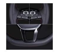 Cubierta Volante Coche para BMW Serie 3 F20 F21 F22 F30 F34 F36 Funda Volante Coche Personalizada Cuero Trenzado Antideslizante Accesorios(Blue Thread)