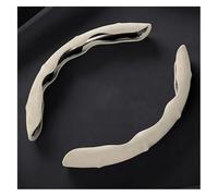 Cubierta Volante Coche para Ferrari F8 F355 Cubierta Ante Antideslizante Absorbente para El Sudor Cómoda Y Agradable para La Piel Protector De Volante Segmentado(Beige)