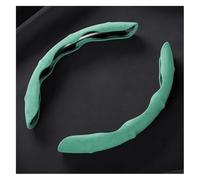 Cubierta Volante Coche para Ferrari F8 F355 Cubierta Ante Antideslizante Absorbente para El Sudor Cómoda Y Agradable para La Piel Protector De Volante Segmentado(Light Green)