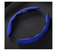 Cubierta Volante Coche para Ferrari F8 F355 Cubierta Ante Antideslizante Absorbente para El Sudor Cómoda Y Agradable para La Piel Protector De Volante Segmentado(Azul)