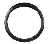 Cubierta Volante Coche para Fiat para Ducato para Peugeot para Boxer para Citroen para Jumper para Relais para Ram Funda Volante Piel Microfibra(Coffee)