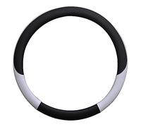 Cubierta Volante Coche para Fiat para Grande para Punto para Bravo para Tipo para Panda para Freemont para Doblo para Stilo Funda Volante Coche(Blanco)