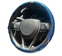 Cubierta Volante Coche para Ford para Mustang para Ranger para Kuga para Puma para Focus 2 3 para Mondeo para Fiesta Accesorios Funda Volante(3Piece Blue)