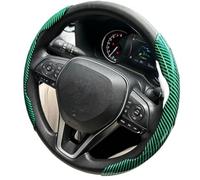 Cubierta Volante Coche para Ford para Mustang para Ranger para Kuga para Puma para Focus 2 3 para Mondeo para Fiesta Accesorios Funda Volante(2Piece Green)