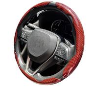 Cubierta Volante Coche para Ford para Mustang para Ranger para Kuga para Puma para Focus 2 3 para Mondeo para Fiesta Accesorios Funda Volante(3Piece Red)