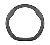 Cubierta Volante Coche para Hyundai para Tucson para Sonata para Santa Fe para Kona para ix25 para i30 para i40 para Elantra Funda Volante Piel Ante(D Leather Black)