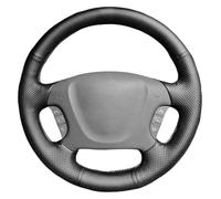 Cubierta Volante Coche para Kia para Carnival II para Grand 2006-2014 Volante De Coche Cosido A Mano Cubierta Cuero PU Embellecedor Trenzas En Protección(Black Thread)