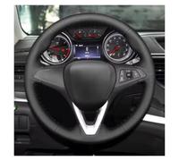Cubierta Volante Coche para Opel para Astra K para Vauxhall para Holden para Astra para Corsa E para Grandland X 2016-2019 Cubierta De Volante(Blue Thread)