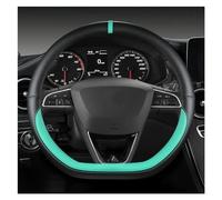 Cubierta Volante Coche para Seat para Leon para Cupra R para Leon ST para Cupra para Leon ST para Cupra para Ateca FR Protector Volante Coche Accesorios Cuero PU Automóvil Funda Volante Coche (Color