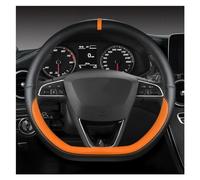 Cubierta Volante Coche para Seat para Leon para Cupra R para Leon ST para Cupra para Leon ST para Cupra para Ateca FR Protector Volante Coche Accesorios Cuero PU Automóvil Funda Volante Coche (Color