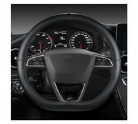 Cubierta Volante Coche para Seat para Leon para Cupra R para Leon ST para Cupra para Leon ST para Cupra para Ateca FR Protector Volante Coche Accesorios Cuero PU Automóvil Funda Volante Coche (Color