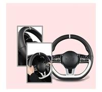 Cubierta Volante Coche Para Suzuki Para Swift 2017 2018 2019 2020 2021 2022 Deporte Auto Microfibra Cuero Forma D 38cm Protector Volante Coche Protector Volante Coche(PINK)