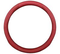 Cubierta Volante Coche para Talisman para Laguna para Sandero para Scenic para Captur para Clio para Megane 2 Funda Volante Cuero Fibra Carbono(O Leather Red)