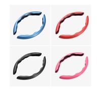 Cubierta Volante Coche Universal Antideslizante 2 mitades Protector para Volante de Coche Cubierta Refuerzo Accesorios Antideslizantes para automóvil