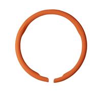 Cubierta Volante Cubiertas Ultrafinas Volantes Coche para Kia para Deporte para Ace para Sonet KX3 KX5 K3 K4 K5 para Carnaval(Orange Round)