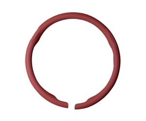 Cubierta Volante Cubiertas Ultrafinas Volantes Coche para Kia para Deporte para Ace para Sonet KX3 KX5 K3 K4 K5 para Carnaval(Wine Red Round)