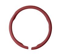 Cubierta Volante Cubiertas Volante Ultrafinas Las Cuatro Estaciones Id34 para Magotan para Sagitar para Lavida para Golf para Yue Tu para Tiguan para Passat(Wine Red Round)