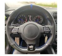 Cubierta Volante Funda Ante Para Volante Coche Para VW Para Golf 6 Para GTI Para MK6 Para Polo Para GTI Para Scirocco Para Passat Para CC Para Line 2010 Automóvil CubreVolante(Style 6)