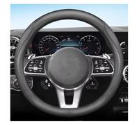 Cubierta Volante Funda para Volante De Coche Poliuretano Antideslizante para Chrysler 300 para 300C(Black)