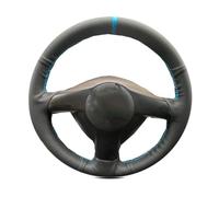 Cubierta Volante Funda Volante Coche Personalizada Cuero Microfibra para VW para Golf 4 para Passat para B5 para Seat para Leon para Polo(Marrón)