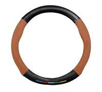 Cubierta Volante Funda Volante para Cadillac ATS CT4 CT5 CT6 CTS para XT5 XTS para XT6 para Escalade XLR Funda Especial Manillar Coche(Light Brown)