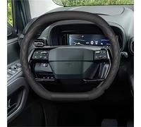 Cubierta Volante Fundas Volante Para Toyota Para Proace Para City 2025 Funda Cuero Volante Resistente Al Desgaste Accesorios Interiores Automóvil(Double D-type-Black)