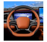 Cubierta Volante Para BYD Para Sea Para Lion 07 EV Para Lion 05 06 Para DM-I Para EV 2024 2025 Cubierta Volante De Coche Tipo D Automóvil CubreVolante(Black Orange)